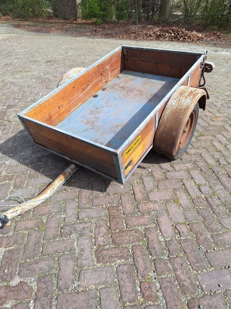 Aanhangwagen met huif, Auto diversen, Aanhangers en Bagagewagens, Ophalen, Gebruikt