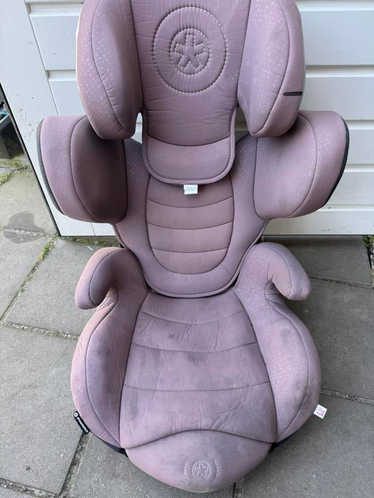 Autostoel kiddy, 15 t/m 36 kg, Afneembare rugleuning, Zo goed als nieuw, Isofix