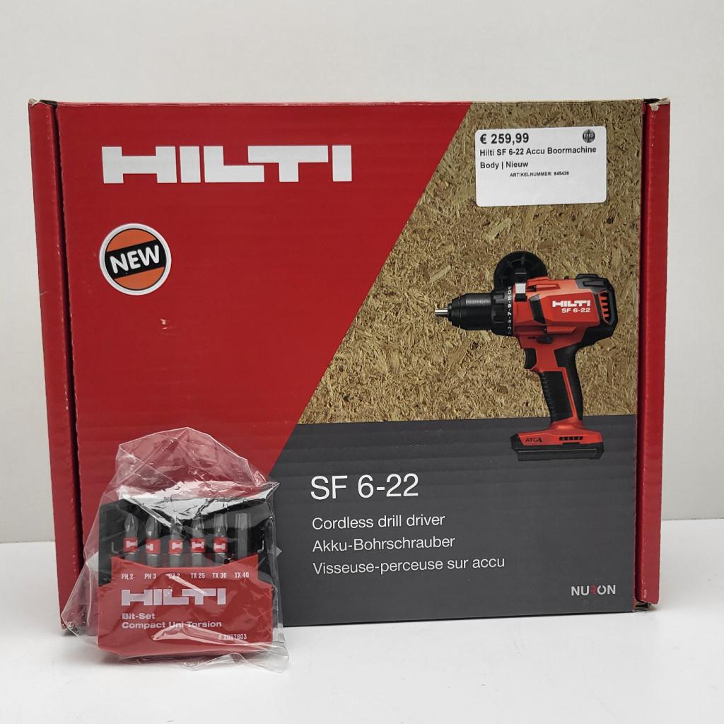 Hilti SF 6-22 Boor Schroefmachine Body | Nieuw, Flex Ltd., Nieuw, https://flex.com/contact-us, Nobelstraat 10, 5807 GA Oostrum