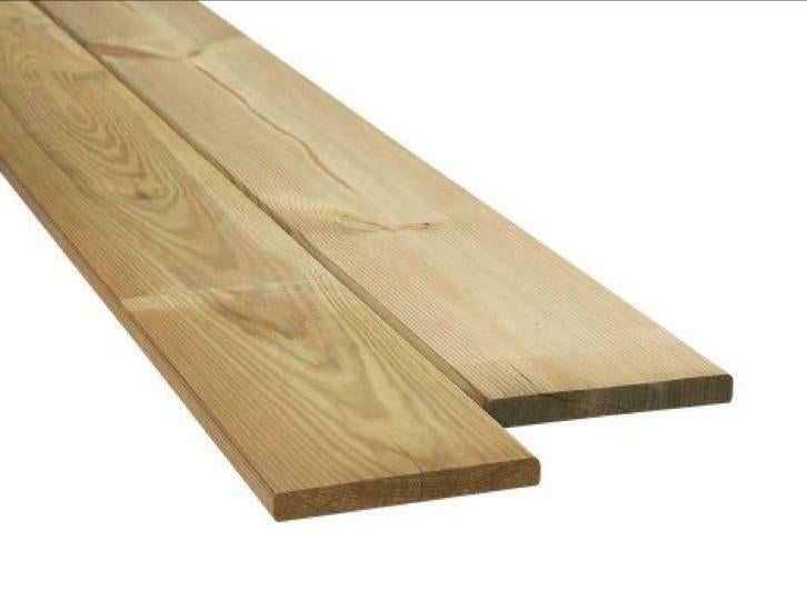 Geïmpregneerd Grenen schutting plank geschaafd tuinhout, 1 tot 2 meter, Minder dan 3 meter, Ophalen of Verzenden, Nieuw