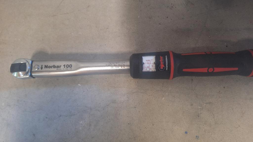 Norbar 100 Momentsleutel 20-100 Nm. 1/2 inch. NIEUW, ., Nieuw, Ophalen of Verzenden, .