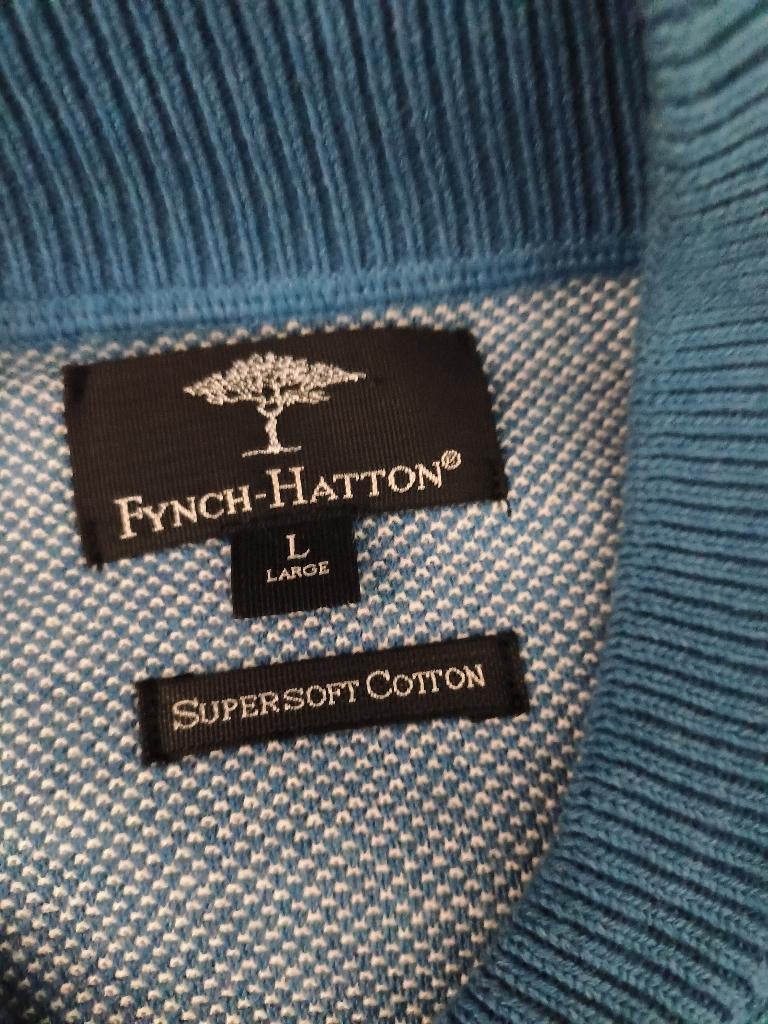 Fynch Hatton L Art 1118 204, Maat 52/54 (L), Blauw, Ophalen of Verzenden, Fynch Hatton