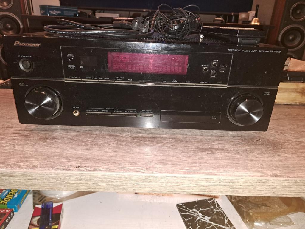 Pioneer VSX-920-K, Ophalen, 120 watt of meer, Pioneer