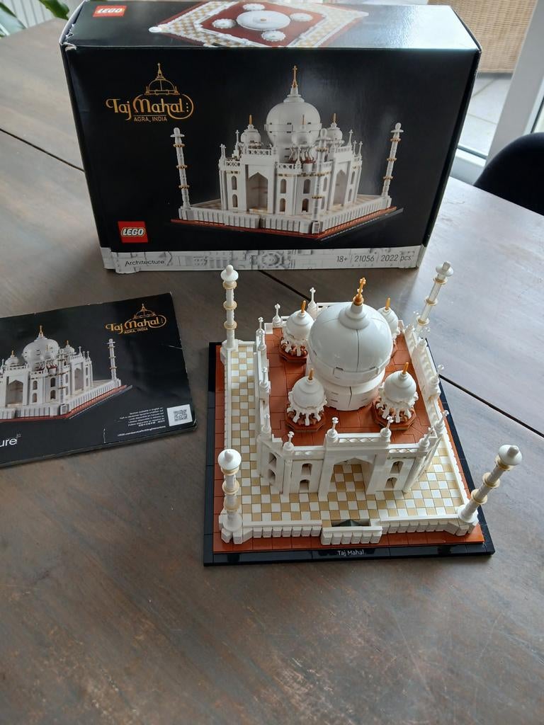 Lego 21056, Taj Mahal, Hobby en Vrije tijd, Modelbouw | Overige, Ophalen of Verzenden, Zo goed als nieuw, Groter dan 1:32