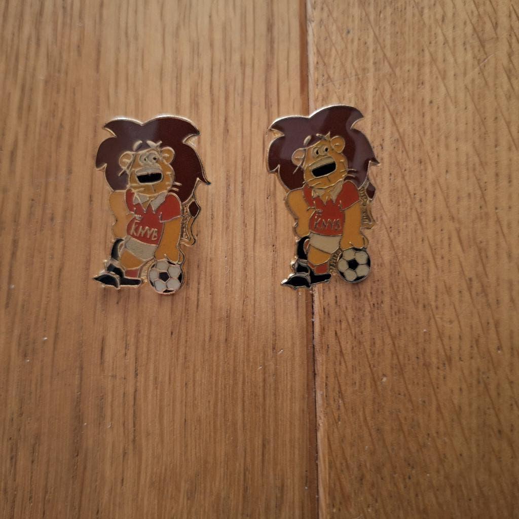 2 x oranje leeuw pins, Ophalen of Verzenden, Nieuw, Overige onderwerpen, Speldje of Pin