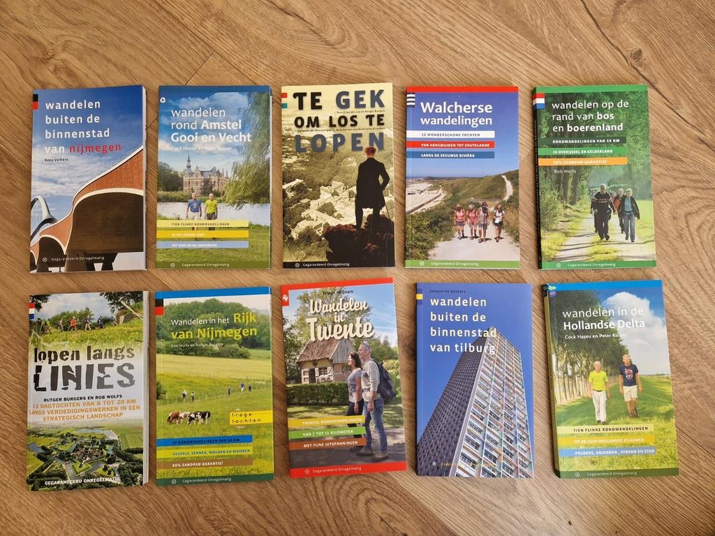 Wandelgidsen Nederland, Boeken, Reisgidsen, Gelezen, Fiets- of Wandelgids, Benelux, Overige merken, Ophalen of Verzenden