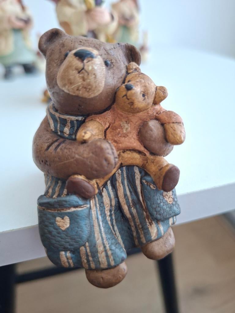 Teddybeer met kleintje Annekabouke, Verzamelen, Ophalen of Verzenden, Stoffen beer, Overige merken