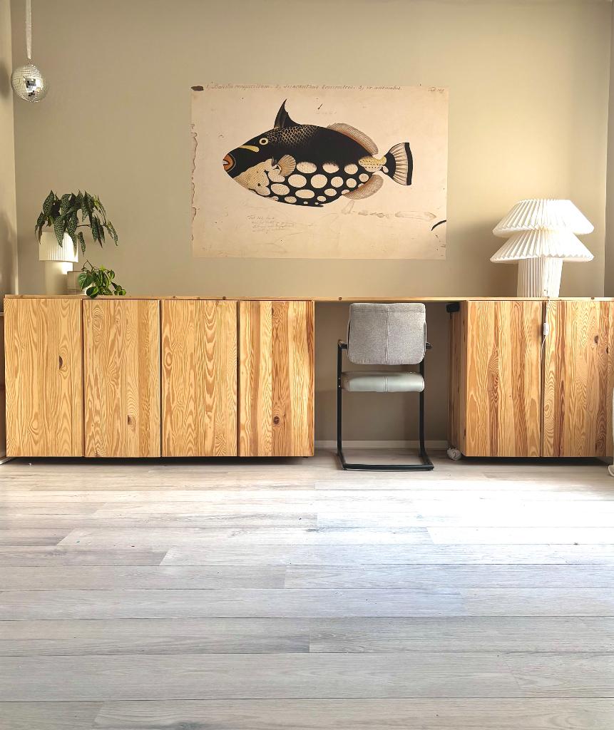 3x IKEA IVAR kast, Ophalen, 50 tot 100 cm, Grenenhout, 25 tot 50 cm