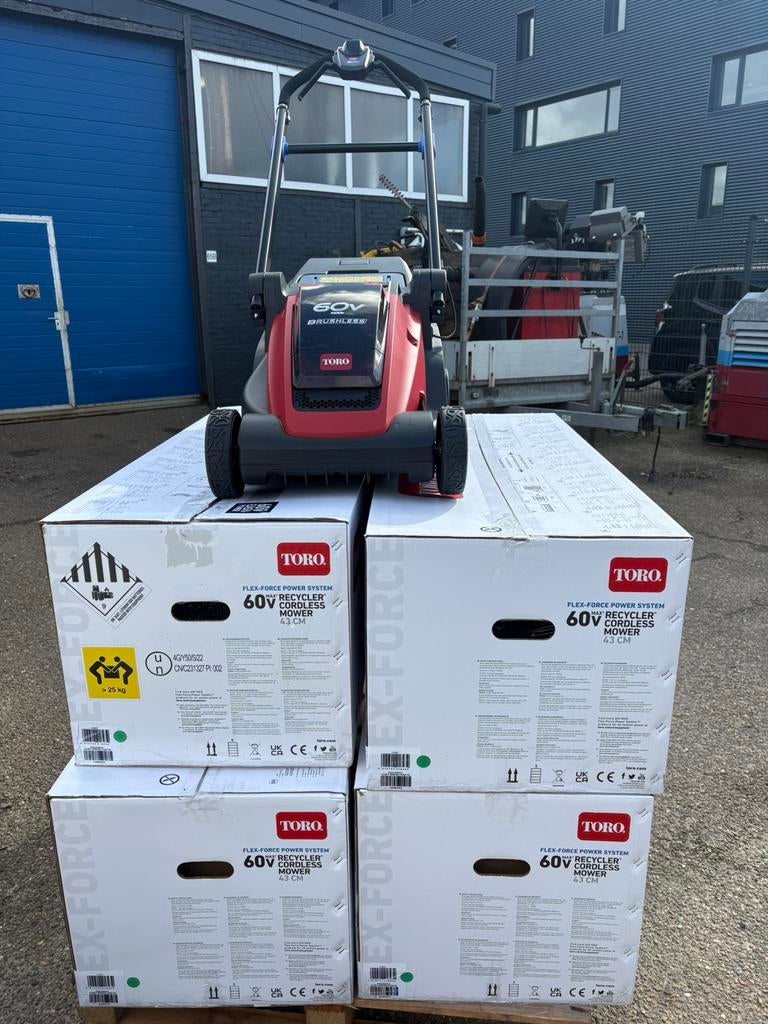 Nieuwe Toro EL 43PST accu duwmaaier, Tuin en Terras, Grasmaaiers, Ophalen, Accu-grasmaaier, Toro, Nieuw