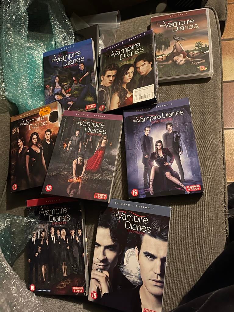 The Vampire Diaries DVD Boxset Seizoen 1-8, Vanaf 16 jaar, Boxset, Drama, Ophalen of Verzenden