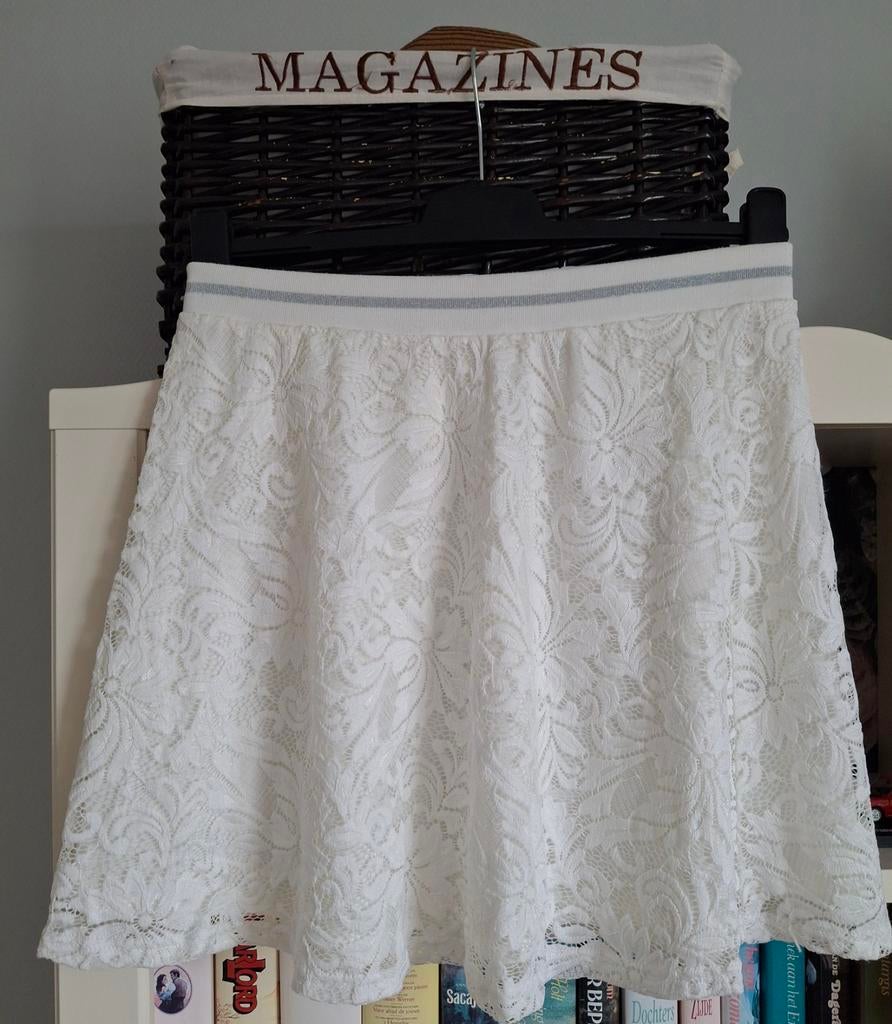 Coolcat kanten rok offwhite maat M, Kleding | Dames, Maat 38/40 (M), Wit, Ophalen of Verzenden, Zo goed als nieuw