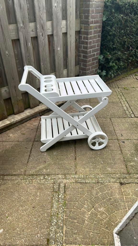 Serveer wagen kunststof, Ophalen, Zo goed als nieuw