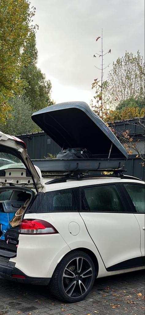 Dakkoffer met dakdragers, Ophalen, Gebruikt