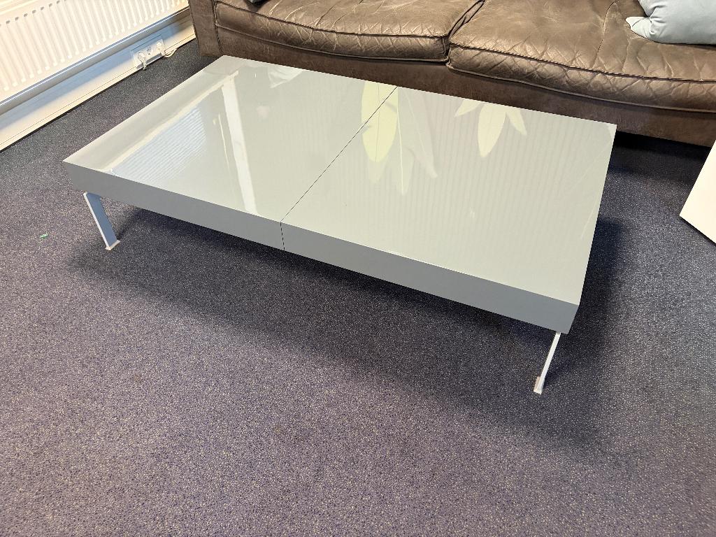 Leolux Tablet salontafel, Gebruikt, 100 tot 150 cm, 50 tot 100 cm, Modern