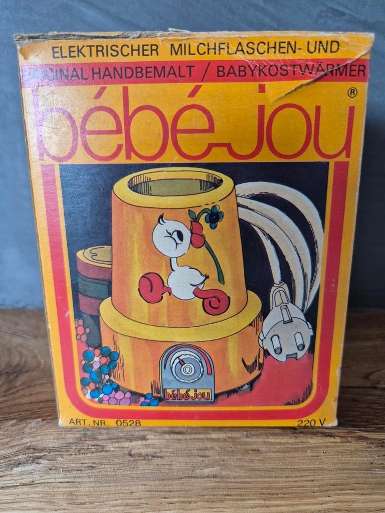 Bébé-jou flessenverwarmer oranje uit de jaren 70, Ophalen of Verzenden, Huis en Inrichting