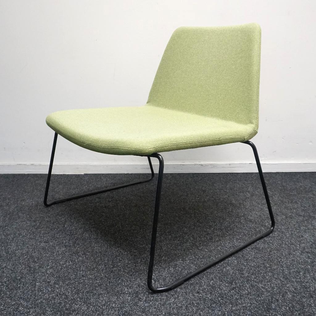 Johanson Mind EC Design Fauteuil | Groen Gemeleerd / Zwart, Gebruikt, -, -, 75 tot 100 cm