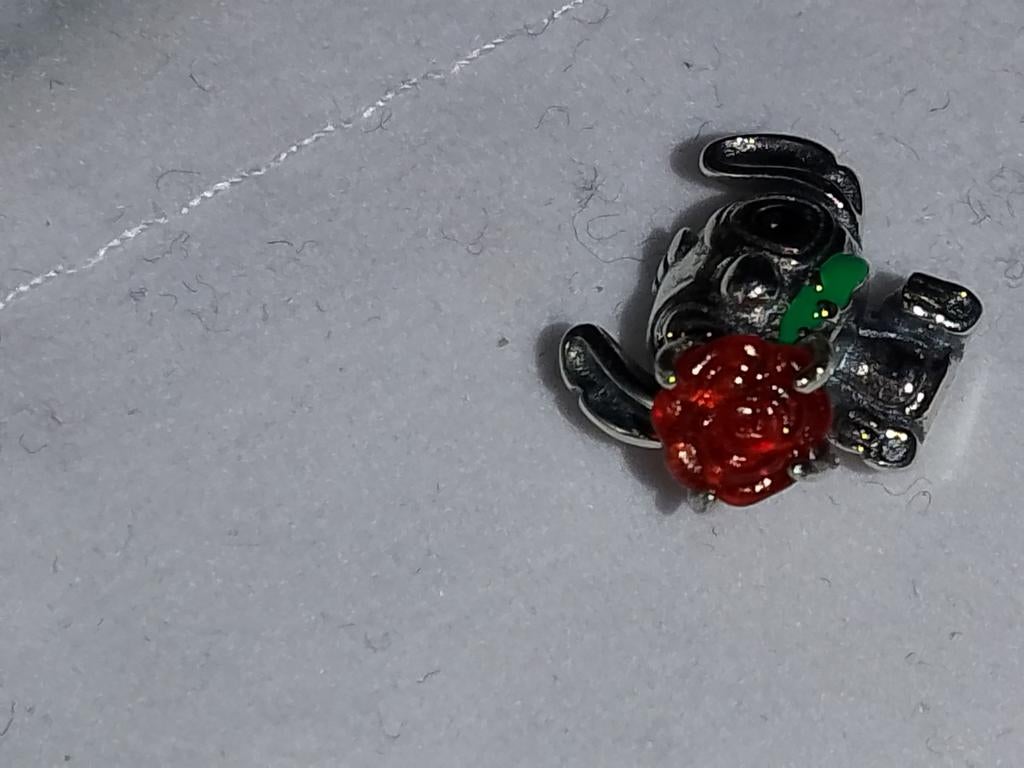 Zilveren Stitch bedel voor bedelarmband, Sieraden, Tassen en Uiterlijk, Bedels, Ophalen of Verzenden