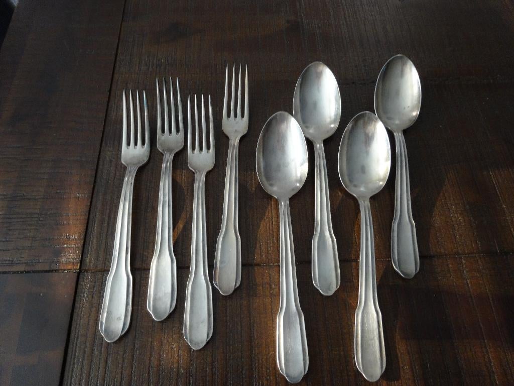 Vier mooie Lepels en vier Vorken., Ophalen of Verzenden