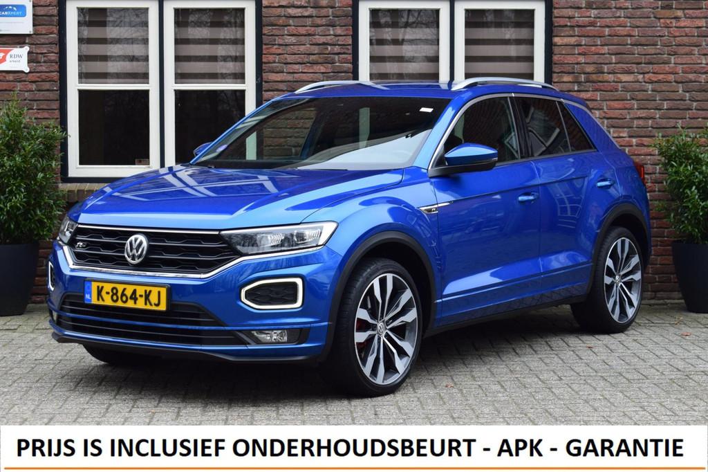 Volkswagen T-Roc 1.5 TSI DSG Aut. R Line Sport, Huisgarantie, 4 cilinders, Blauw, Origineel Nederlands