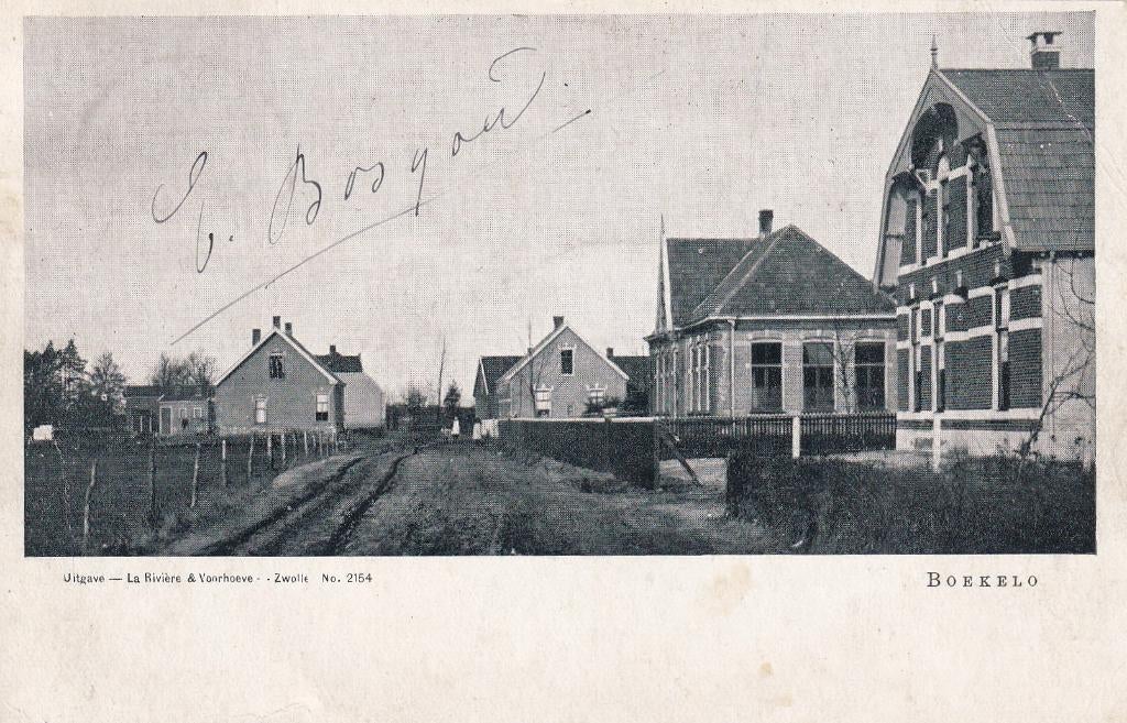 Boekelo, 1906., Verzamelen, Verzenden, Voor 1920, Gelopen, Overijssel