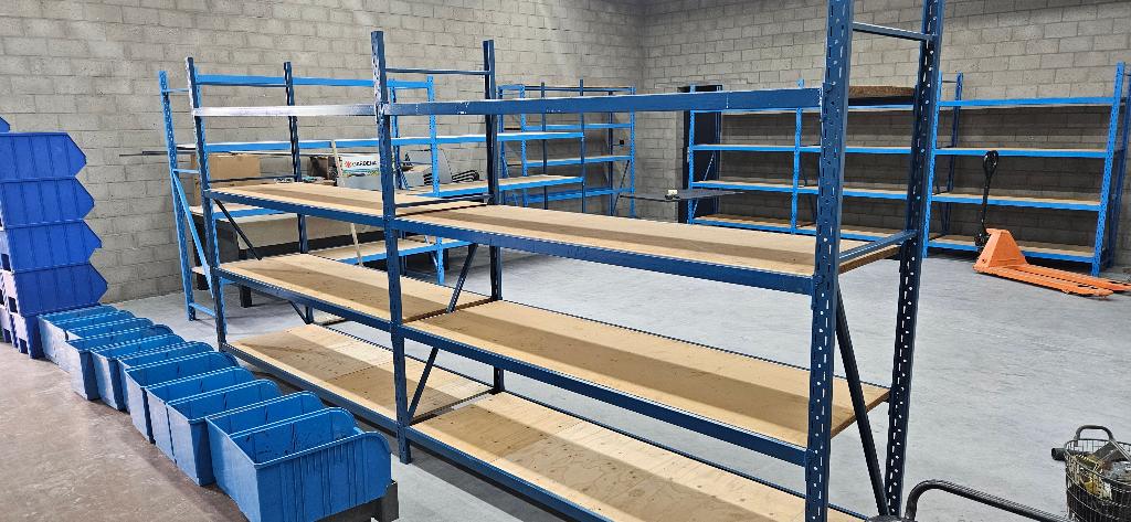 Stevig magazijnrek 416x65x200, Ophalen of Verzenden, Gebruikt