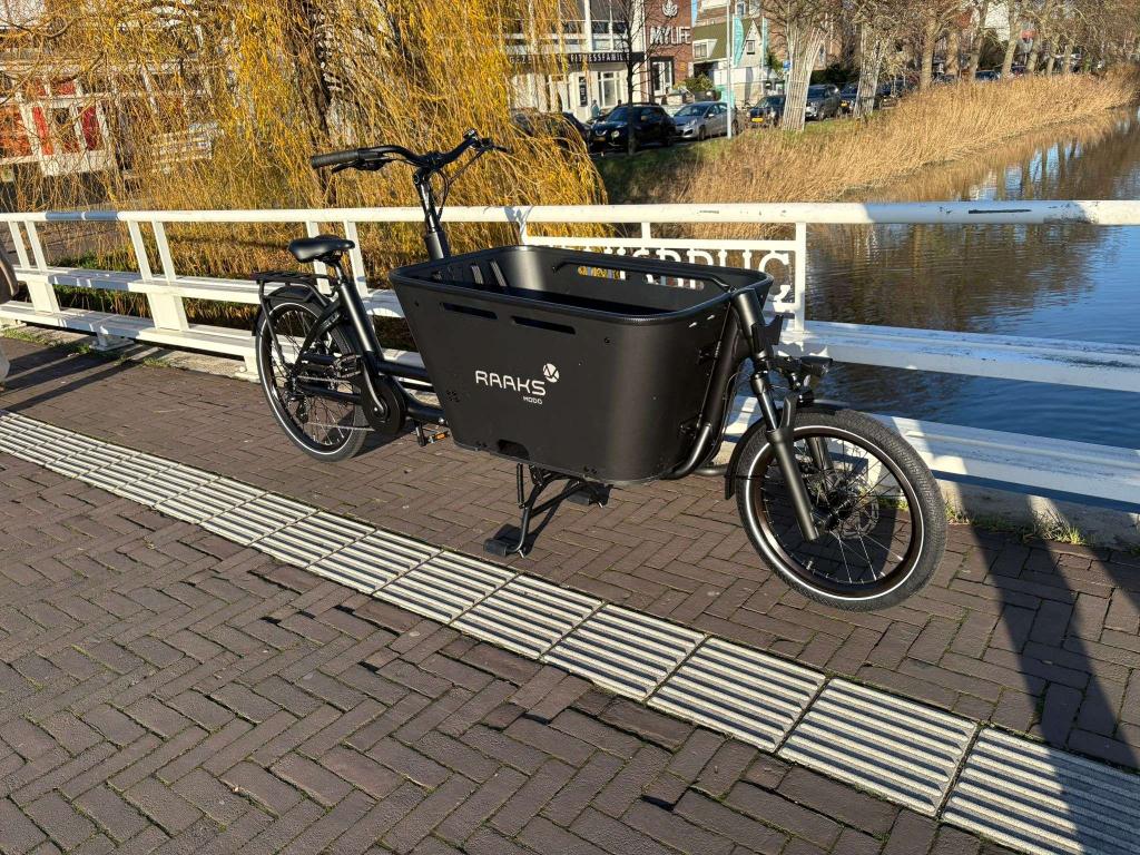 Fietshokje Hoofddorp: Raaks Modo Elektrische bakfiets NIEUW!, Fietsen en Brommers, 4 kinderen of meer, Huif, Niet ingevuld, Nieuw