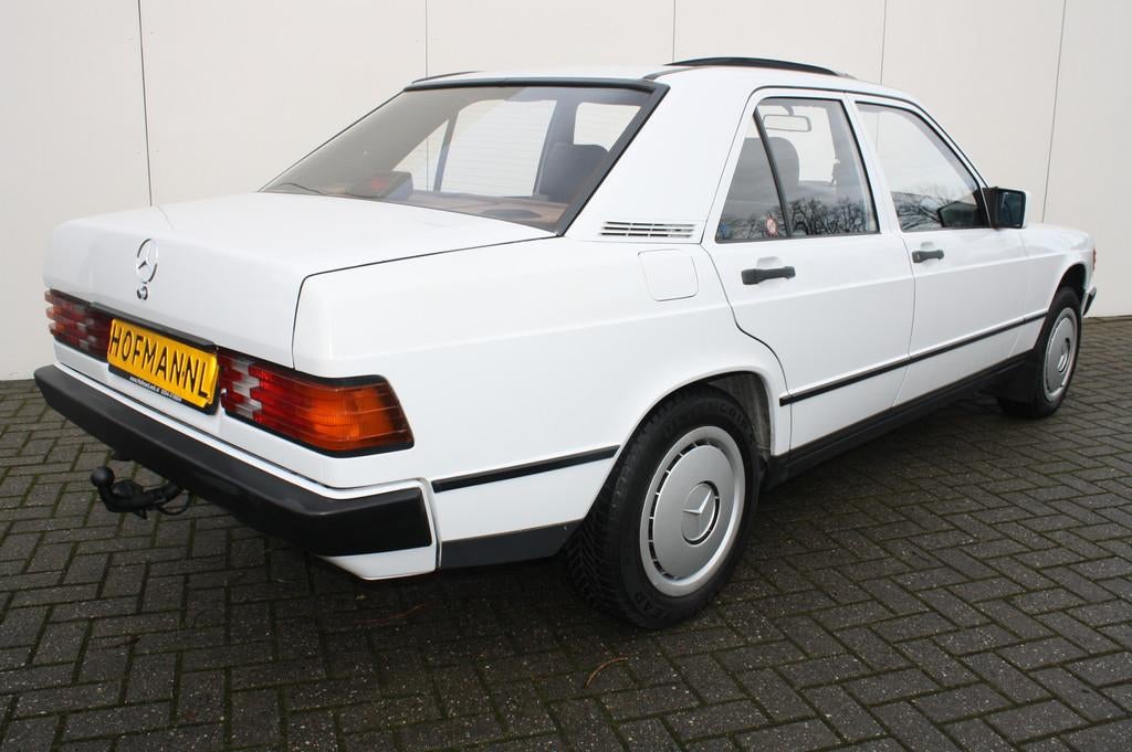 Mercedes-Benz 190D (bj 1986), Achterwielaandrijving, Gebruikt, 4 cilinders, Wit