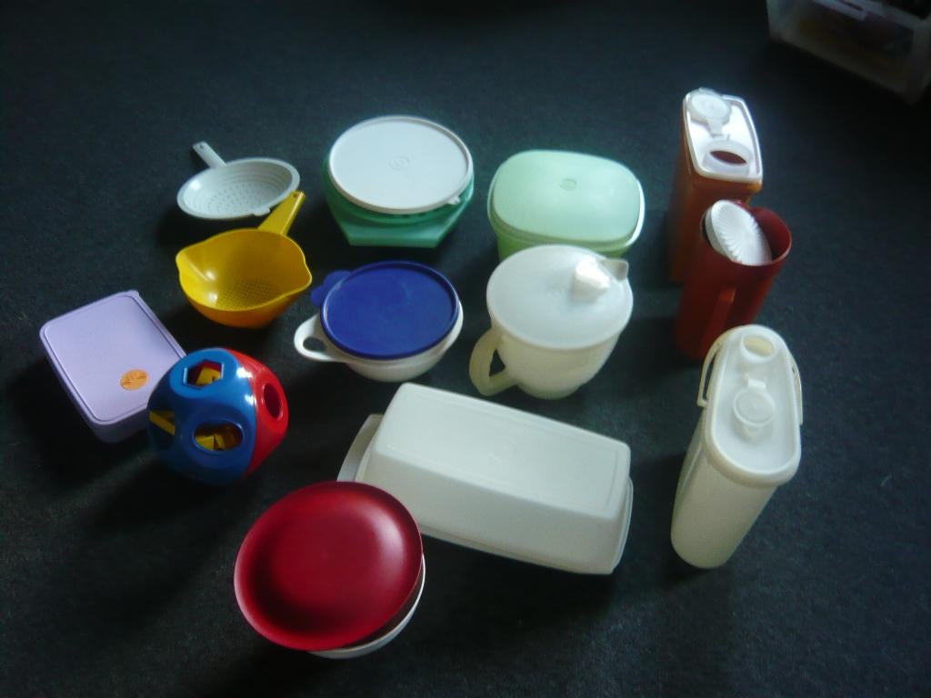 tupperware divers, Huis en Inrichting, Keuken | Tupperware, Ophalen of Verzenden, Zo goed als nieuw, Geel, Overige typen
