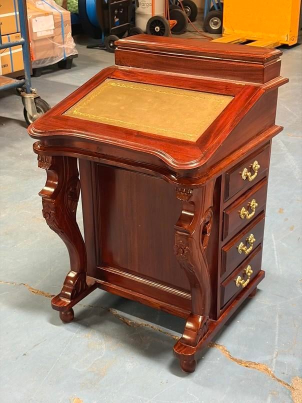 Antiek Kapitein Davenport secretaire kastje/bureau, Ophalen of Verzenden