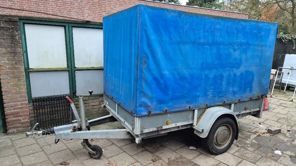 Verdonk Aanhangwagen met huif, Ophalen, Gebruikt