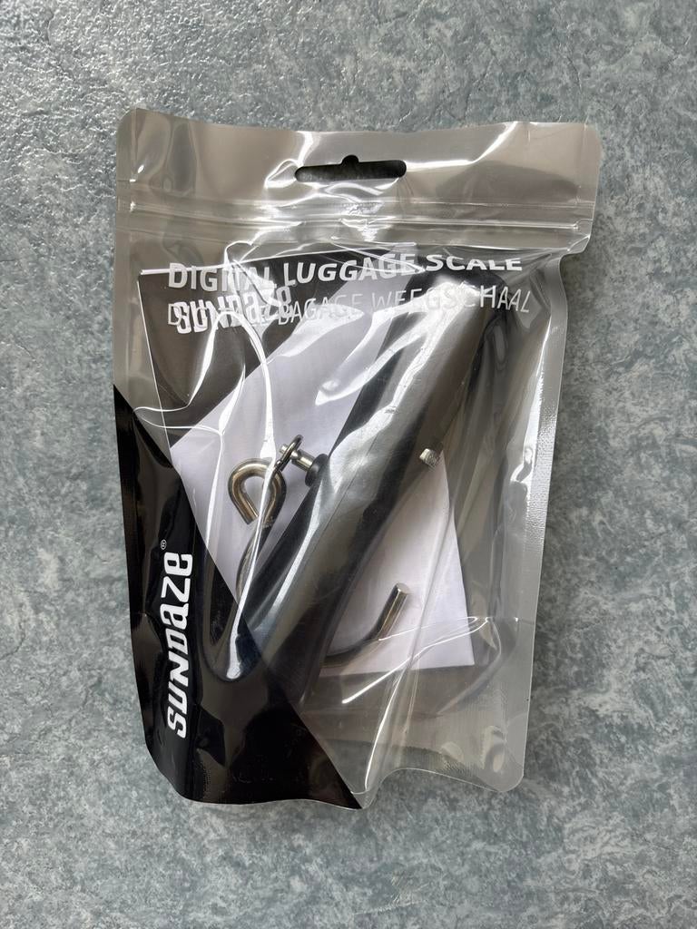 Digitale bagageweegschaal tot 40kg - Sundaze, Ophalen of Verzenden, Nieuw, Hangweegschaal, Minder dan 50 kg