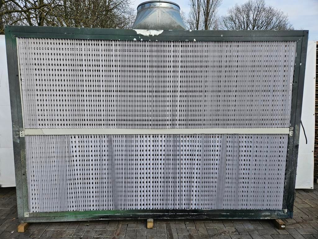 Afzuigwand spuitwand tbv spuitcabine 3x2 meter, Ophalen of Verzenden, Gebruikt, Afzuiger