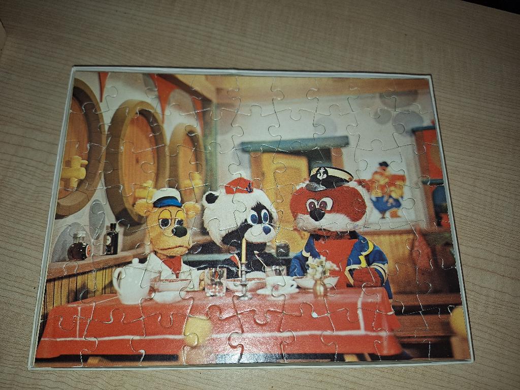 puzzel berenboot, Ophalen of Verzenden, Meer dan 50 stukjes, Zo goed als nieuw