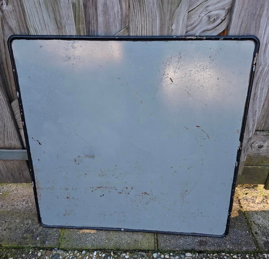 ANTIEKE METALEN KACHELPLAAT, Huis en Inrichting, Kachels, Ophalen, Gebruikt, Hout, Houtkachel