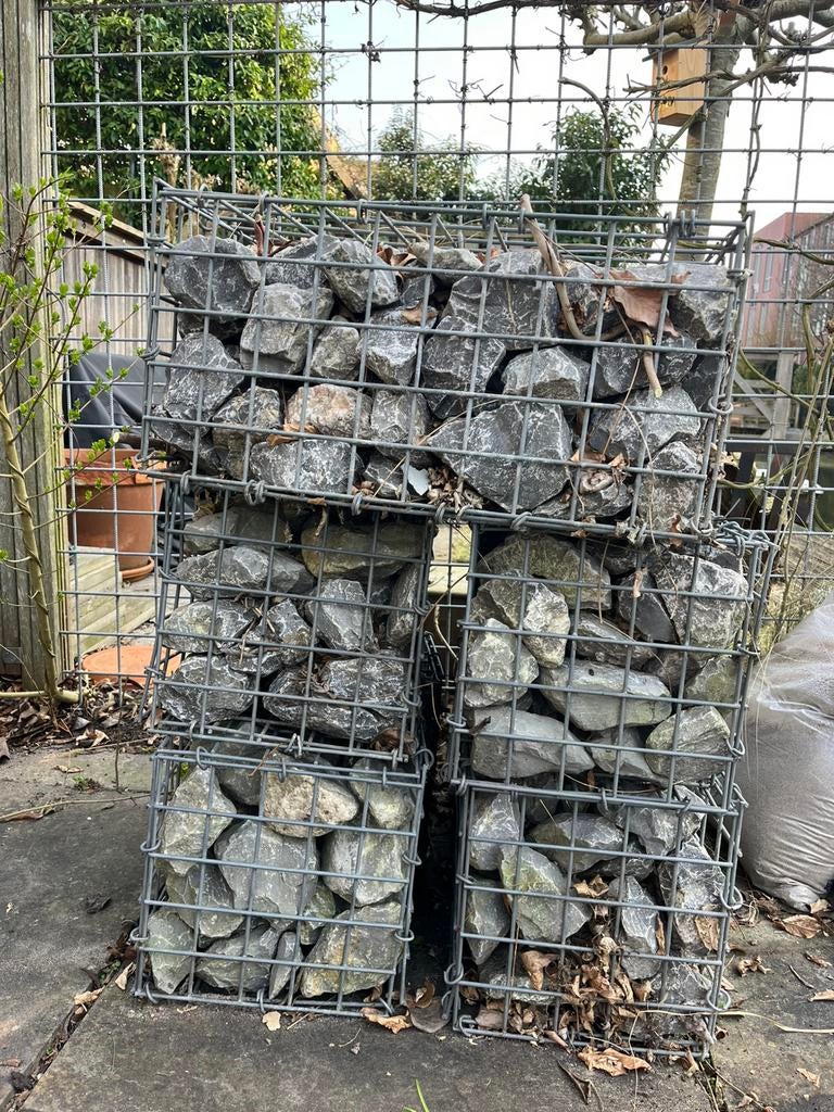 6 Schanskorven steenkorven 52x26x26cm, Minder dan 3 m³, Ophalen