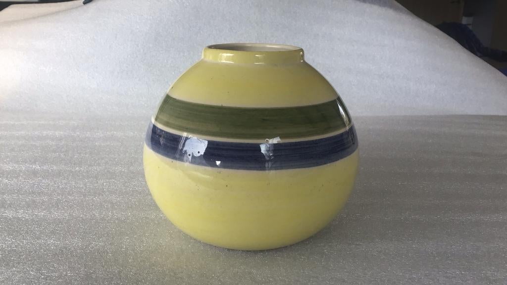 BVK-vaasje, handbeschilderd, rond 1950, Antiek en Kunst, Ophalen of Verzenden