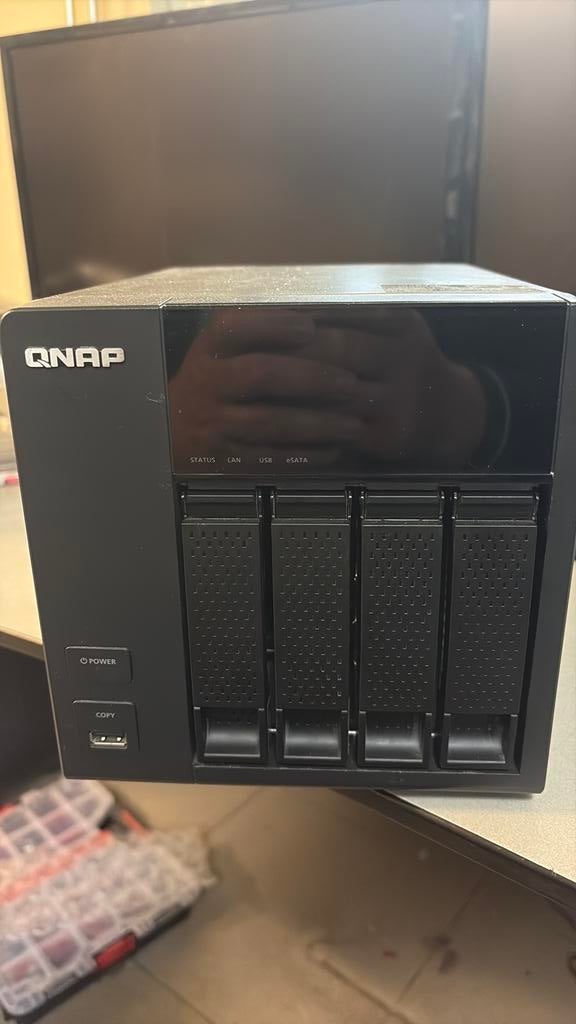 Qnap turbo nas TS-412, Ophalen of Verzenden, Zo goed als nieuw, Desktop, NAS