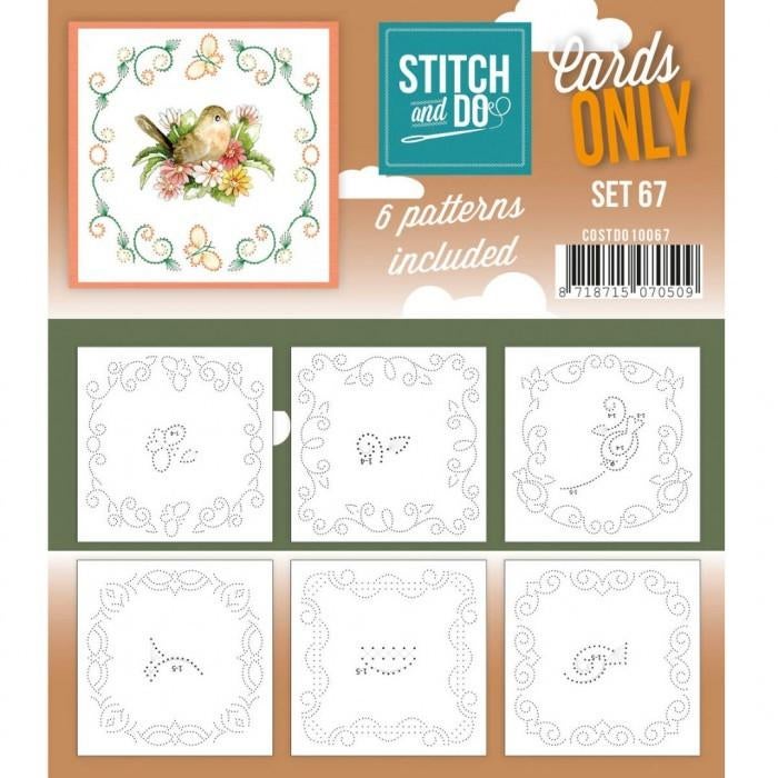 Stitch and Do Cards only 67 en 6 verschillende oplegkaartjes, Hobby en Vrije tijd, Kaarten | Zelf maken, Blanco kaart of Basiskaart