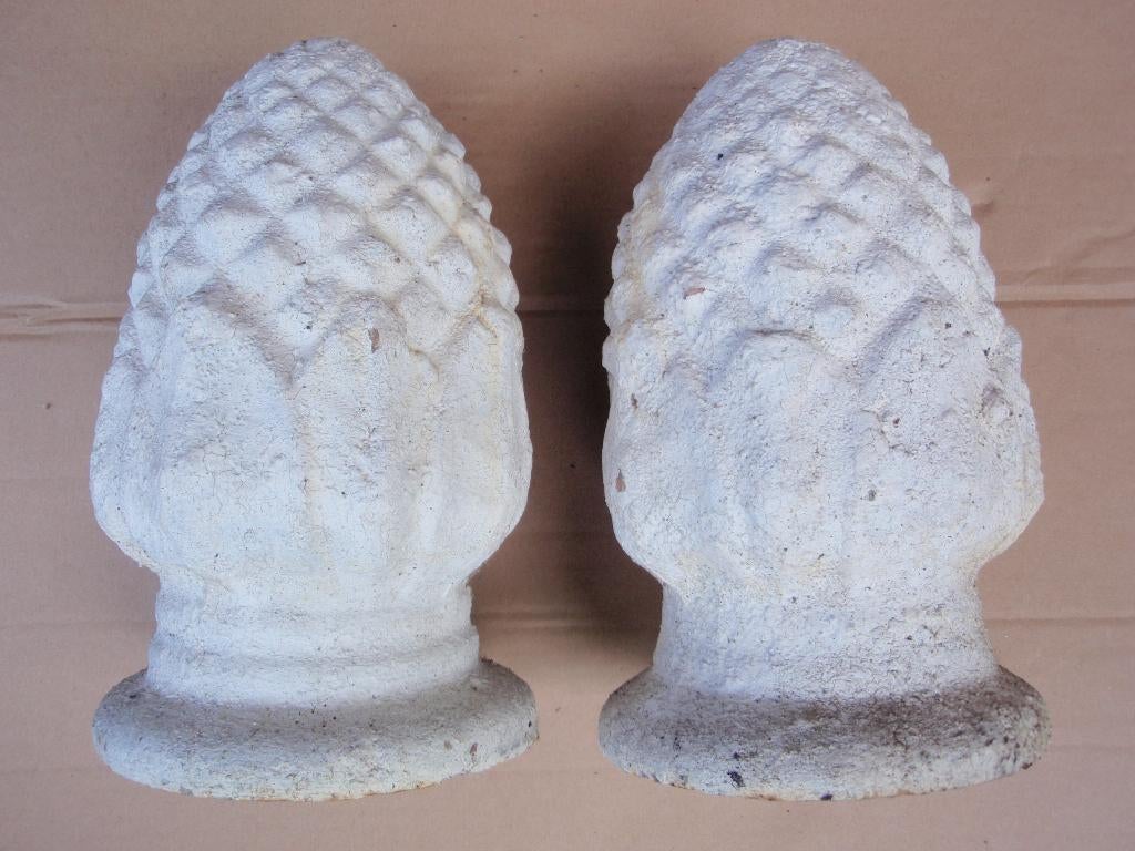 Betonnen decoratie dennenappel(s), Ophalen of Verzenden, Gebruikt, Beton, Overige typen