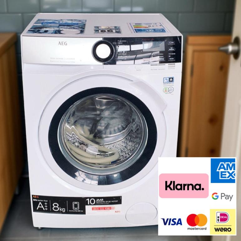 Wasmachine 1600toeren 9kg 8kg 7kg AEG SAMSUNG MIELE en meer, Ophalen, 1200 tot 1600 toeren, Minder dan 85 cm, 8 tot 10 kg