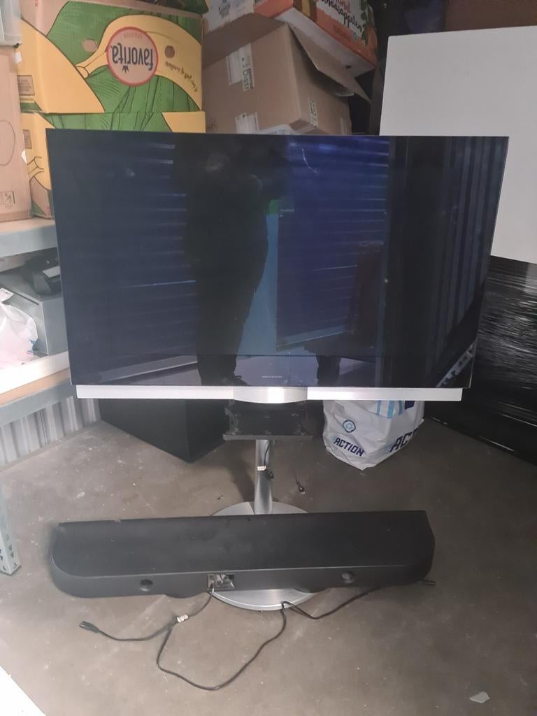 B & O  TV + originele stand + speaker, Ophalen of Verzenden, 100 cm of meer, 50 Hz, Overige merken