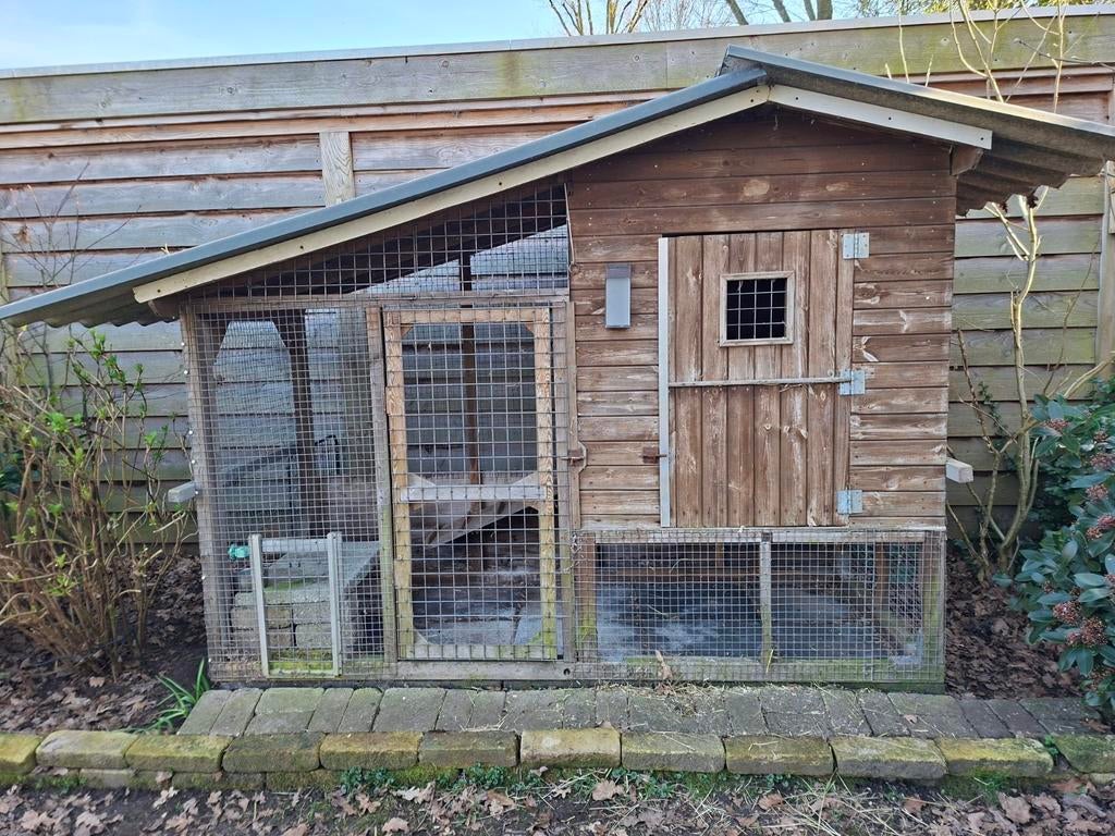 Groot kippen/konijnen hok!, Dieren en Toebehoren, Ophalen, 110 cm of meer, Zo goed als nieuw, 90 cm of meer