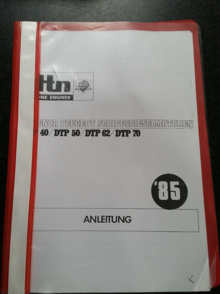 (kopie)handleiding voor INDENOR PEUGEOT scheepsdiesel, Watersport en Boten, Accessoires en Onderhoud, Ophalen of Verzenden, Nieuw