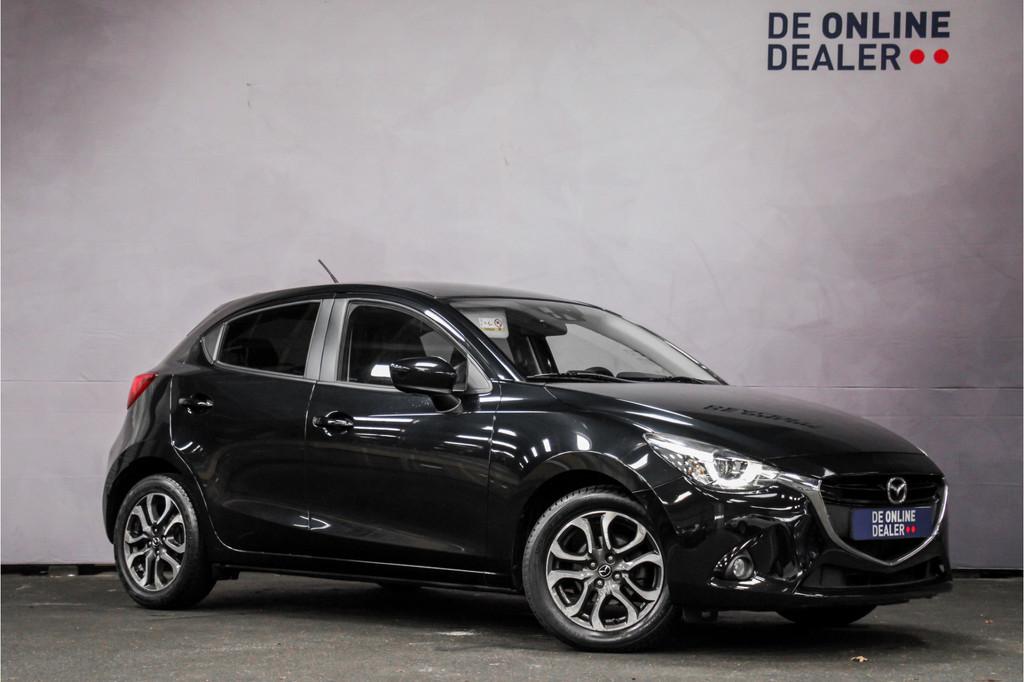 Mazda 2 1.5 AUT Skyactiv-G GT-M |Navi|LED|16inch (bj 2015), Euro 6, 4 cilinders, Zwart, Origineel Nederlands