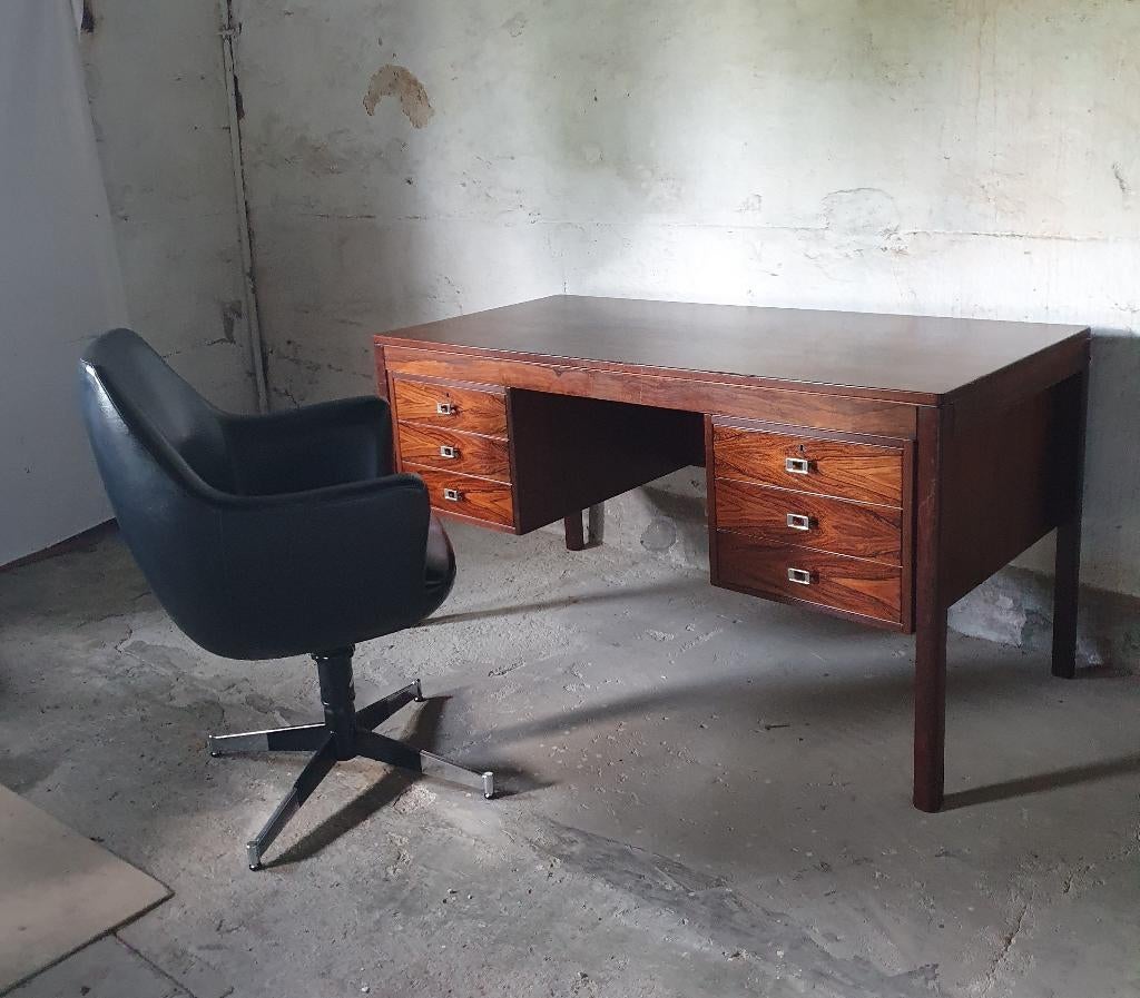 vintage bureau noors design palissander, Ophalen, Overige typen, Gebruikt, Hout