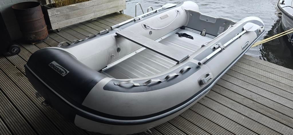 Nimarine rubberboot 390 met Suzuki 6pk buitenboordmotor, Watersport en Boten, Buiten- en Binnenboordmotoren, Zo goed als nieuw