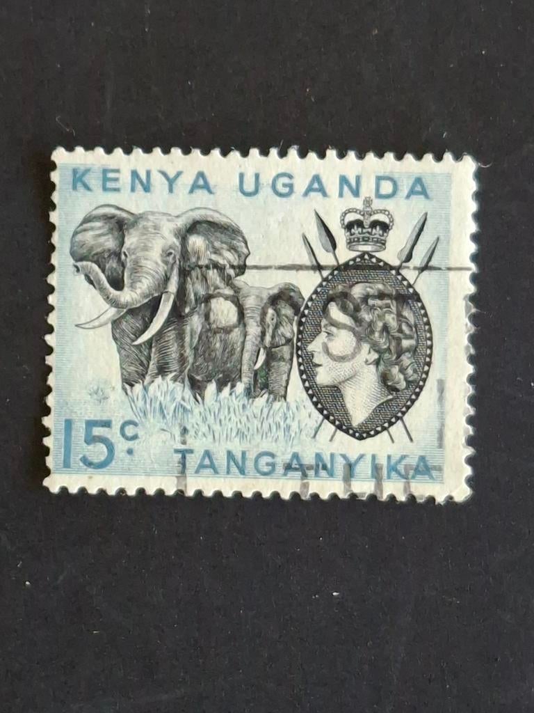 Kenia Oeganda Tanganyika Mi  94-II, Ophalen of Verzenden, Overige landen, Gestempeld