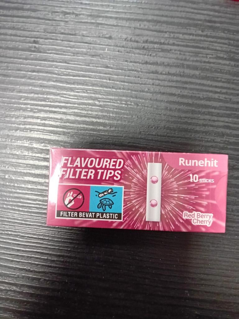Flavoured Filter Tips - Red Berry Cherry 5 x 10, Ophalen of Verzenden, Nieuw, Overige typen