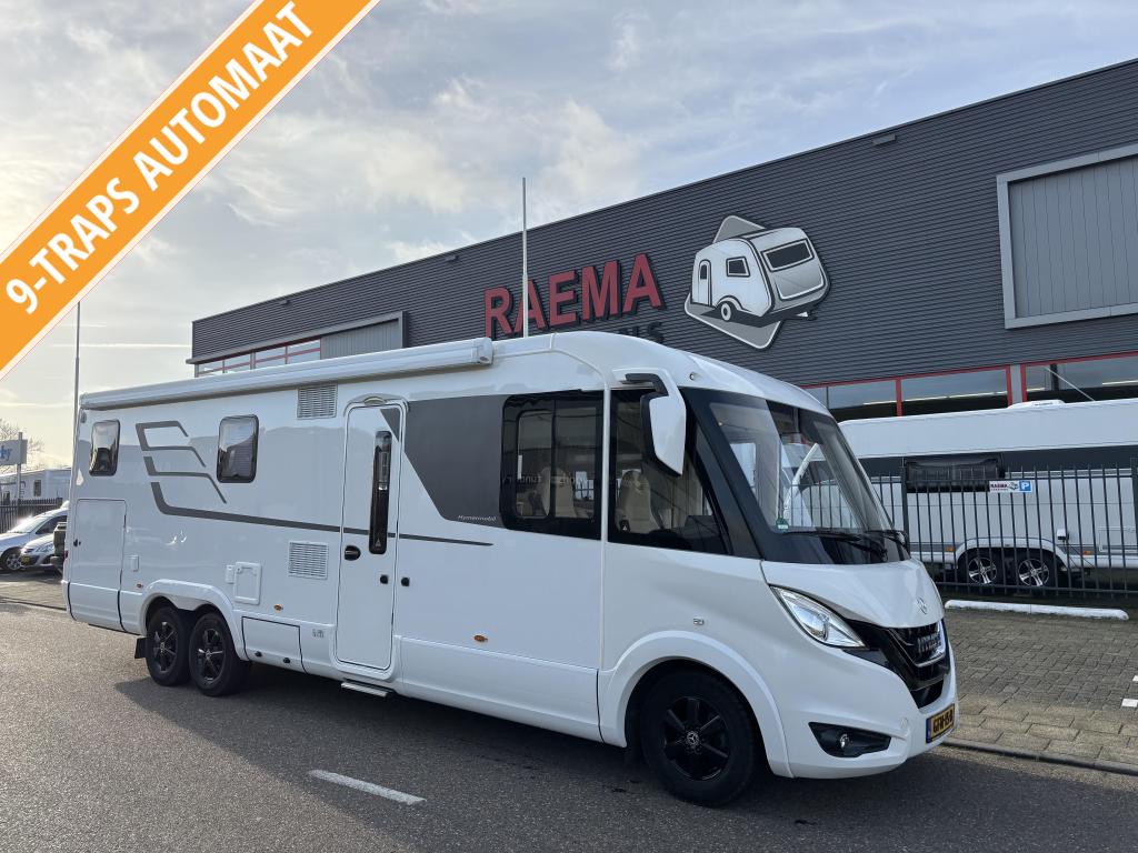 Hymer B-ML I 880 2x Airco-Schotel-automaat- Mercedes-2x TV, Ringverwarming, Bedrijf, Diesel, Luifel