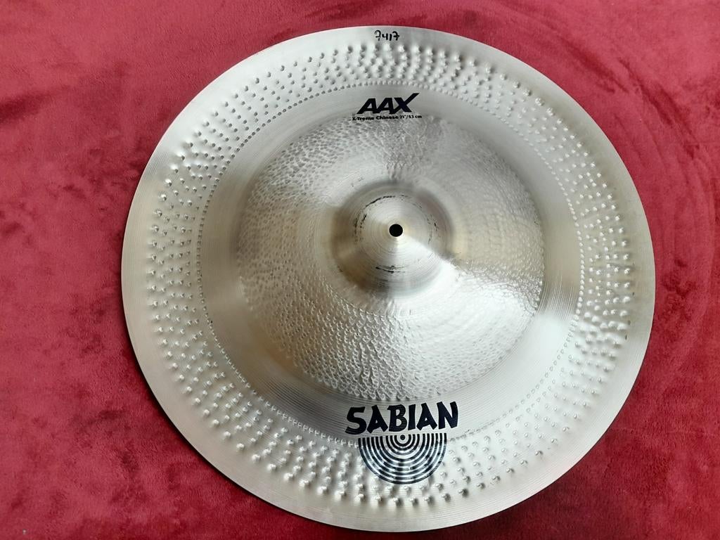 Sabian x-treme chinese 21" bekken cymbal bekkens custom, Drums of Percussie, Ophalen of Verzenden, Zo goed als nieuw